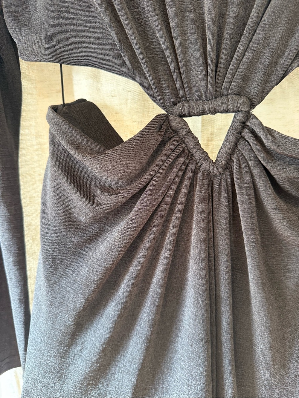 Significant Other Long Sleeve Black Cutout Maxi Dress NWT - Picture 2 of 3